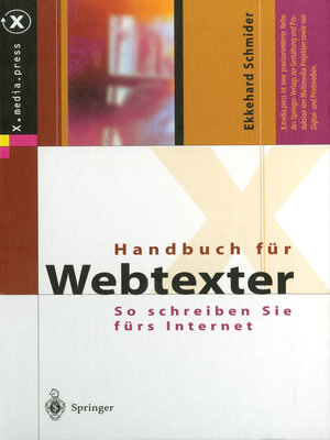 cover image of Handbuch für Webtexter